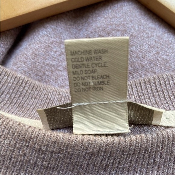 J. Jill Short Sleeve Maxi Sweatshirt Dress Mauve Heather Women’s Size Medium - Picture 8 of 10